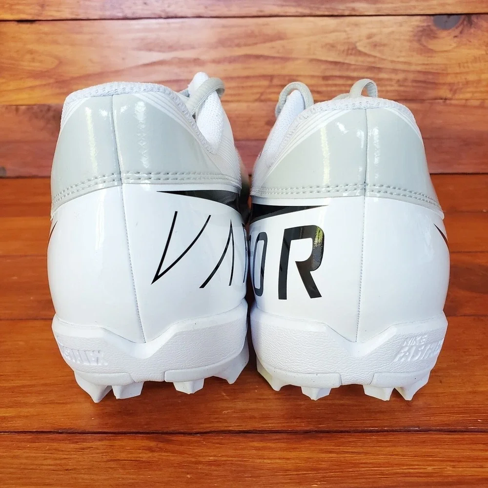 Nike Vapor Edge Shark Football‎ Cleats White Gray DQ5114-100 Mens Sz 11.5